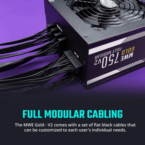 Cooler Master MWE 750 V2 750 Watt 80 Plus Gold SMPS