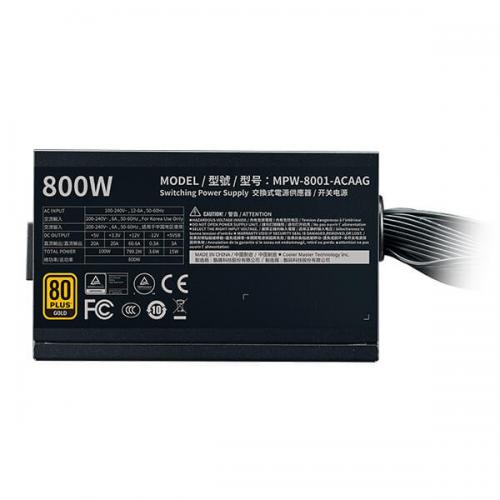 Cooler Master G800 800 Watt 80 Plus Gold SMPS