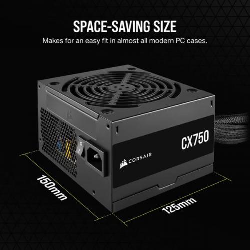 Corsair CX750 750 Watt 80 Plus Bronze SMPS