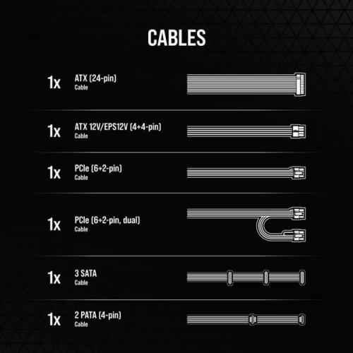 Corsair CX750 750 Watt 80 Plus Bronze SMPS