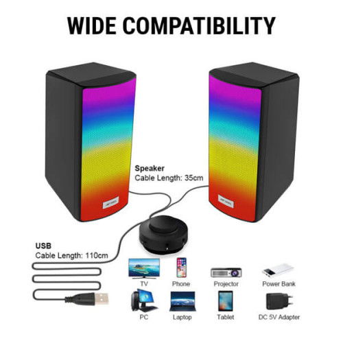 Ant Esports GS510 RGB Gaming Speaker (Black)