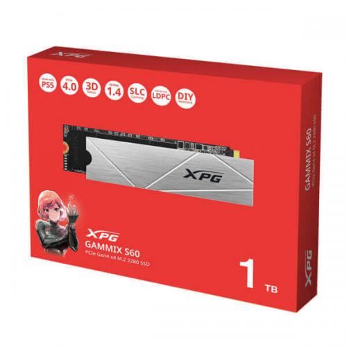 Adata XPG Gammix S60 1TB M.2 NVMe Gen4 Internal SSD