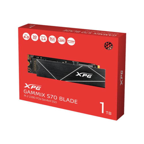 Adata XPG Gammix S70 Blade 1TB M.2 NVMe Gen4 Internal SSD