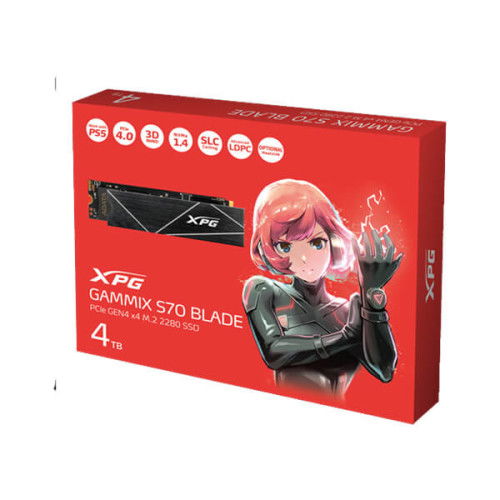 Adata XPG Gammix S70 Blade 4TB M.2 NVMe Gen4 Internal SSD