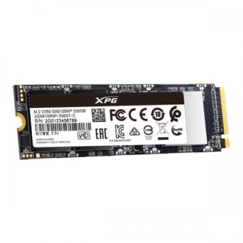 Adata XPG SX8100 256GB M.2 NVMe Gen3 Internal SSD