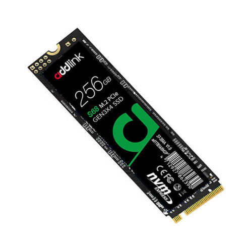 Addlink S68 256GB M.2 NVMe Internal SSD (AD256GBS68M2P)