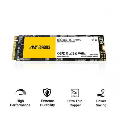 Ant Esports 690 Neo Pro 1TB M.2 NVMe Internal SSD