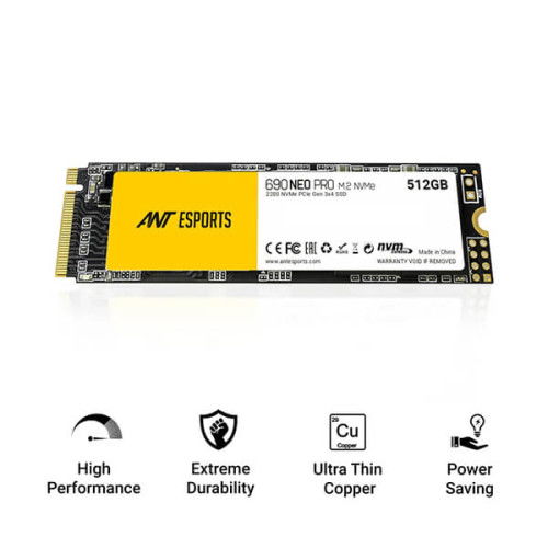 Ant Esports 690 Neo Pro 512GB M.2 NVMe Internal SSD