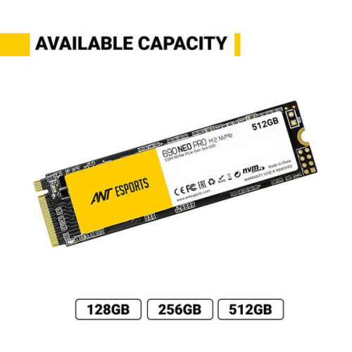 Ant Esports 690 Neo Pro 512GB M.2 NVMe Internal SSD