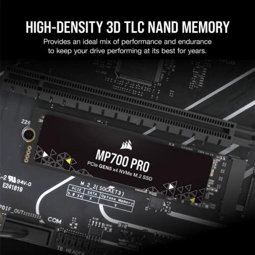 Corsair MP700 PRO 1TB M.2 NVMe 2.0 Gen5 Internal SSD