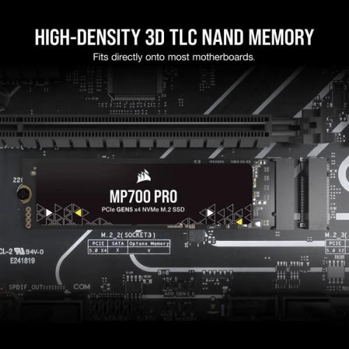 Corsair MP700 PRO 1TB M.2 NVMe 2.0 Gen5 Internal SSD