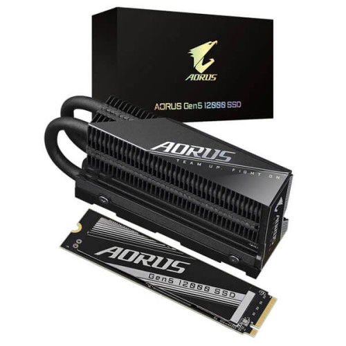 Gigabyte Aorus Gen5 12000 1TB M.2 NVMe Gen5 Internal SSD