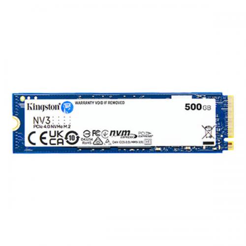 Kingston NV3 500GB Gen4x4 M.2 Internal SSD